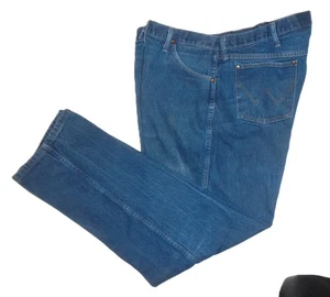 Wrangler 13MWZPW Mens Cowboy Cut Original Fit Prewashed Indigo Blue Jeans 46x32 - Picture 1 of 4