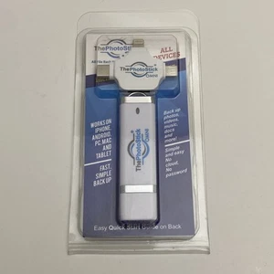 The PhotoStick Omni 64GB For All Devices PCs Laptops Cell Phones & Tablets New - Afbeelding 1 van 2
