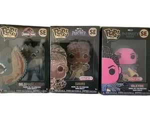 Lot Of Three Funko Pop! Pin - 4” SE Enamel Pin - NEW - Picture 1 of 4