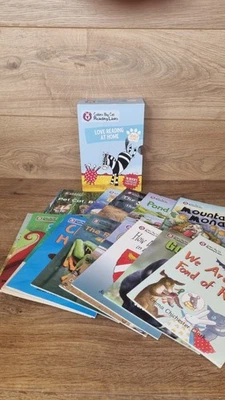 18 x Big Cat Reading Lions - Level 1,2,3 Fluent Reading at Home Collins Book Set - Image 1 of 4