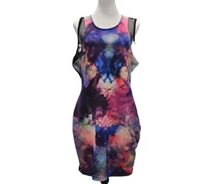 Forever 21+ Plus Size Dress Sleeveless Tie Dye Colorful Size 1X - Picture 1 of 4