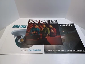 Star Trek 3 Calendar Lot 2005 2008 2009. - Picture 1 of 10
