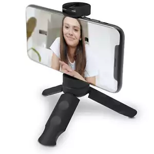 Top Grip Tripod with Cold Shoe Mount and 360 Degree Smartphone Holder - Picture 1 of 6