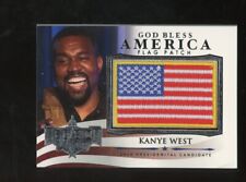 2020 Decision God Bless America Silver Foil Kanye West Flag Patch 