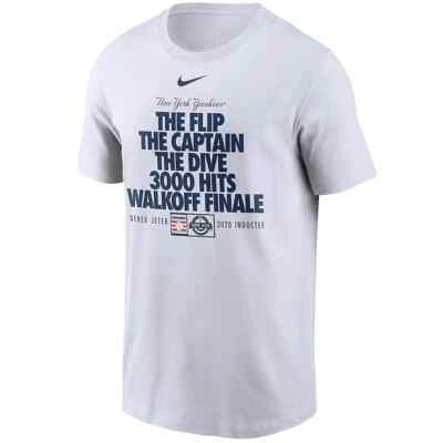 Camiseta Derek Jeter New York Yankees Nike Salón de la Fama Inducido Salón de la Fama Para hombres MLB #2 Foto 1 de 4