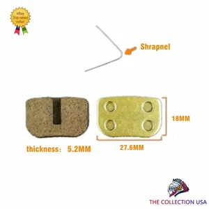 Pastillas de freno de cobre compatibles con Motovox MBX10 MBX11 - Imagen 1 de 2