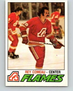 (HCW) 1977-78 O-Pee-Chee #346 Rey Comeau  Atlanta Flames V15443