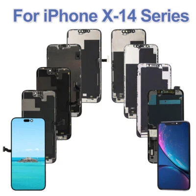 LCD Display Screen Touch Digitizer For iPhone XS 12 Mini 13 Pro Max 14 Plus Lot - Image 1 of 4