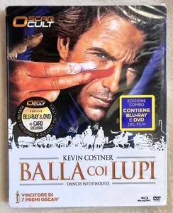 BALLA COI LUPI Kevin Costner Bluray + Dvd Ediz. limitata e numerata ****NUOVO - Foto 1 di 2