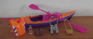 Mattel Barbie Let's Go Kayak Camp Accessori Canoa - Foto 1 di 9
