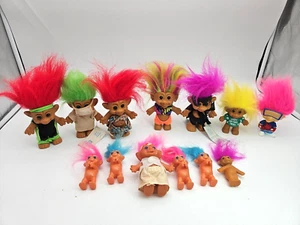 Vintage Lot Of 13 1980s Trolls Bright Of America, Forest Troll, Burger King - Imagen 1 de 12