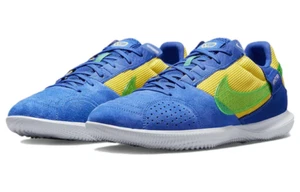 SZ 11  Nike Streetgato Indoor Soccer Shoes Brazil Brasil Blue DC8466 437 - Picture 1 of 5