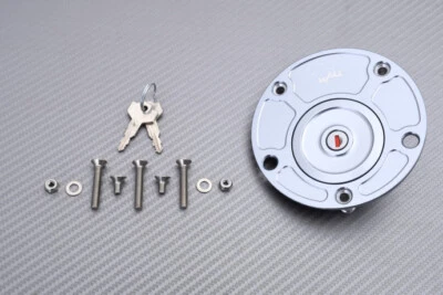 TWM Aluminium Fuel Tank Gas Cap + keys SUZUKI VSTROM DL 1000 2004-2010 TSC.02.A - Image 1 of 3