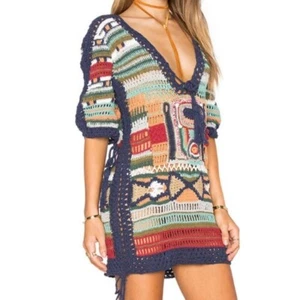 Cleobella Sybilla Dress by at Free People Size L NWT - Picture 1 of 15