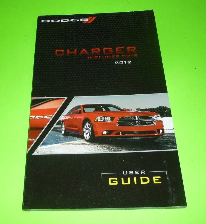 Dodge Charger 2012 guía del usuario manual del propietario 12 + SE SXT R/T SRT8 Foto 1 de 1