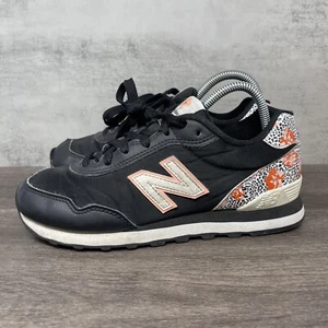 New Balance 515 Womens 6.5 Running Shoes Black Floral Low Top WL515CR3 - Picture 1 of 13
