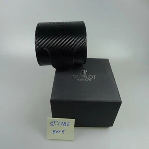 Hublot Black Leatherette Watch Case with Outer Box - Picture 1 of 3