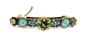 Lovely Hand Made Colourful Crystals Hair pin By Michal Negrin. - Picture 1 of 12