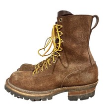 Whites Boots Rough Out Roughout Explorer Packer Smoke Jumper Boots 10C