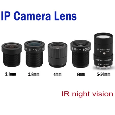 2.1/2.8/4/6/5-50mm Wide Angle IR Board Lens For CCTV Security Megapixel Camera - Image 1 of 4