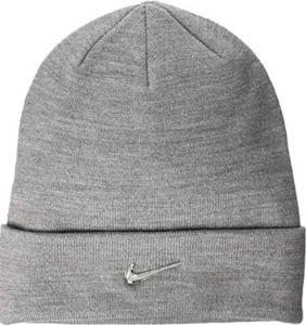 NIKE Gorro Juvenil NUEVO Gris Metal Swoosh Niños Niños Niñas 825577 091 - Imagen 1 de 1