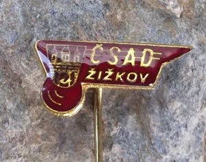 City of Prague Zizkov District CSAD Bus Coach Transport Firm Company Pin Badge - Picture 1 of 4