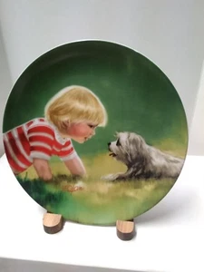 Donald Zolan's "Making Friends" 1985 Collector Plate - Picture 1 of 3