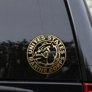 US Marine Corps Bulldog Marines Vinyl Decal Sticker - Picture 1 of 2