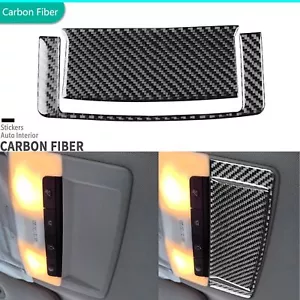 Real Carbon Fiber Roof Reading Light Panel Cover For Nissan Altima Teana 2019-25 - Picture 1 of 24