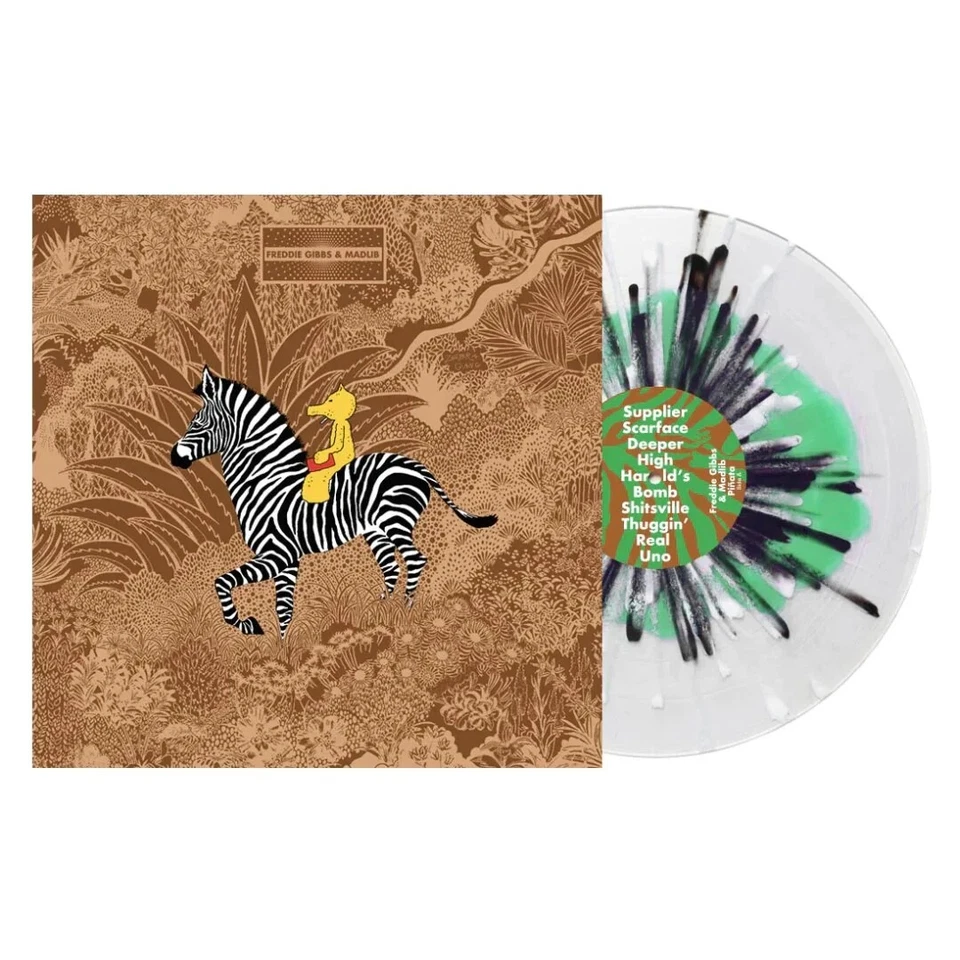 Freddie Gibbs & Madlib Pinata (Clear With Green/Black/White Splatter) NewLP - Image 1 of 1