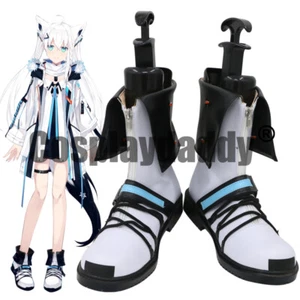 Virtual YouTuber Hololive Shirakami Fubuki Fourth Ver. Cosplay Shoes Boots C006 - Picture 1 of 4