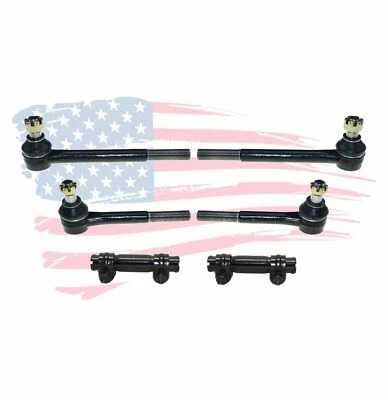 Комплект рулевого управления 6 шт для Chevrolet GMC C10 C20 C15 C25 анкерные стержни регулируемый рукав - Изображение 1 из 4
