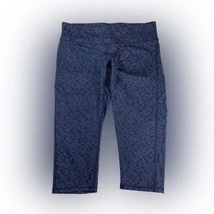 Champion C9 Leggings Women's XXL Blue Colorful Print Capri High Waist Comfort  - Picture 1 of 9