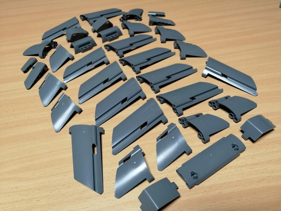 LEGO Technic Paneele Panels Verkleidungen dunkelgrau / Technik Konvolut - Bild 1 von 4