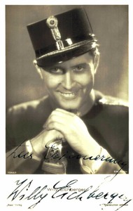 Willy Eichberger Original Signature On Ross Card No. 3398 C