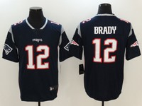 Tom Brady #12 Jersey New England Patriots Football Short Sleeve Sports T-Shirt