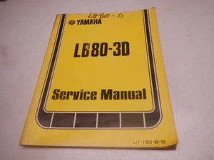 1977 Yamaha Service Manual LB80-3D LB80 3D LB 80 3 D 77 - Picture 1 of 7