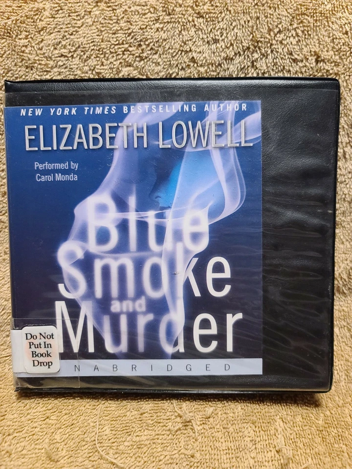 Shelf200 Audiobook~blue smoke and murder- Elizabeth lowell- unabridged- 9 cds - Image 1 of 1