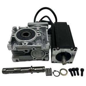 Stepper Motor Nema23 L112mm 4.2A + 30:1 Worm Gearbox Reducer 90Nm - Picture 1 of 14
