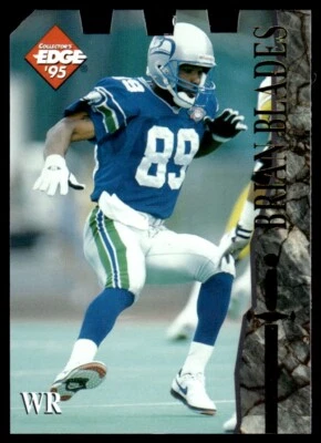 1995 Collector's Edge Excalibur Die Cut Brian Blades Seattle Seahawks #142 - Image 1 of 2