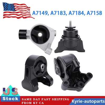 Soporte de motor y transmisión de 4 piezas para Hyundai Entourage 2007-2010 Kia Sedona Foto 1 de 4