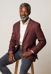 Abrigo Blazer Deportivo Johnnie-O TILDEN NUEVO CON ETIQUETAS Talla 46 R Reg con Corbata Armani Regalo $898 - Imagen 1 de 13