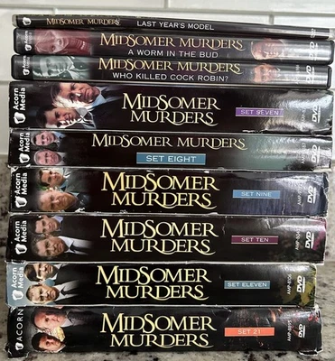 Midsomer Murders DVD Set Seasons 7, 8, 9, 10, 11, 21 + 3 Bonus - Image 1 of 3