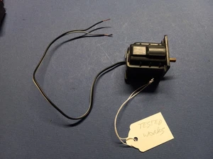 Modern Meccano Erector Set Battery Operated Motor Black, Tested Runs, 1.5v 3v 6v - Picture 1 of 3