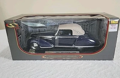 Signature Models 1947 Delahaye 135M 1/18  Purple NIB - Image 1 of 4