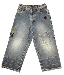 Vintage Roca Wear Rocawear Boys Jeans Size 7 Baggy - Picture 1 of 5