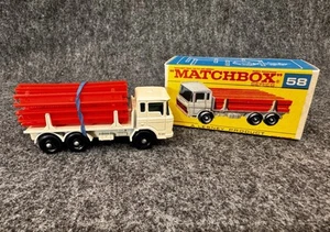 Vintage MATCHBOX Lesney DAF Girder Truck Series 58 w/ Original Box READ! - Picture 1 of 12