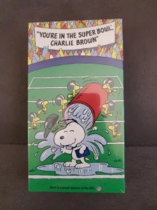 Peanuts - You're In The Super Bowl Charlie Brown VHS (1994) - NFL - Neu in OVP sealed! - Bild 1 von 4