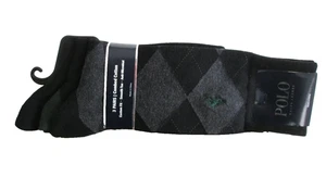 Nuevo Para hombres Ralph Lauren Polo Vestido Informal Premium Negro Calcetines Talla 10-13 - Imagen 1 de 2