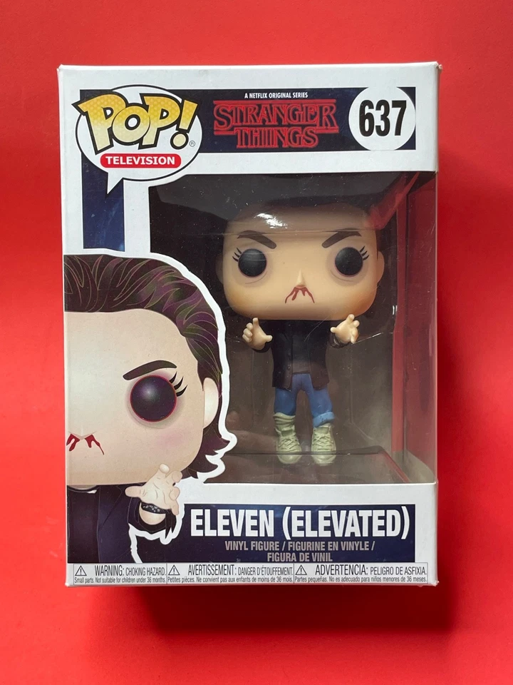 Funko pop Eleven Elevated 637 Stranger Things + custodia protettiva - Immagine 1 di 4